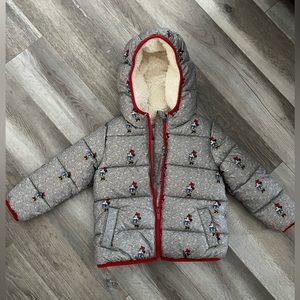 Kids 4T Disney Minnie Mouse fall winter jacket.